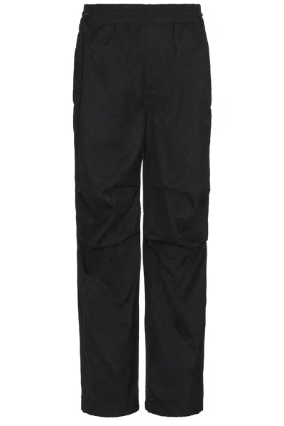 BURBERRY CHECK NYLON CARGO TROUSERS