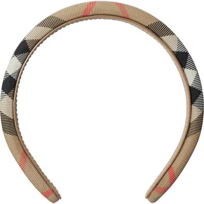 Burberry Check Nylon Headband