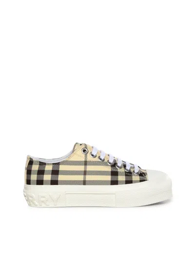 Burberry Check Nylon Sneaker In Multi