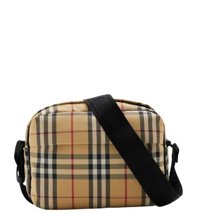 Burberry Check Paddy Cross-body Bag In Neutrals