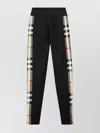 Burberry Checked Stretch-jersey Leggings