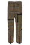 Burberry Cargo Pant With Embroidered Viscose Blend