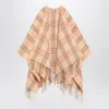 Burberry Cotton Midi Skirt With Paisley Print Women In Neutral