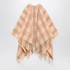 Burberry Cotton Midi Skirt With Paisley Print Women In Beige
