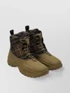 Burberry Scoot Trek Ankle Boot With Check Pattern