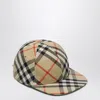 Burberry Check Pattern Baseball Cap