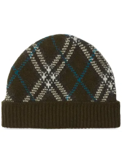 BURBERRY CHECK BEANIE