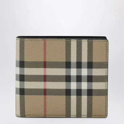 BURBERRY BURBERRY CHECK PATTERN BI-FOLD WALLET