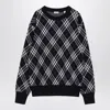Burberry Check-pattern Wool Blend Sweater Men
