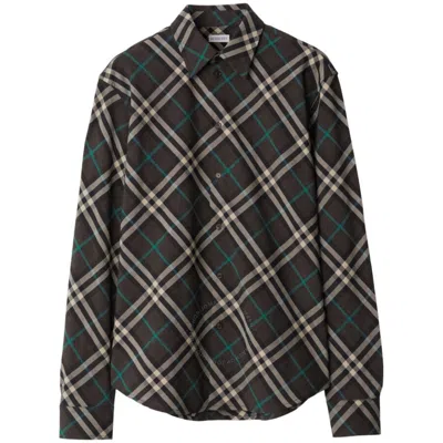 BURBERRY BURBERRY CHECK PATTERN BUTTON-UP SHIRT