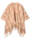 Burberry Cotton Midi Skirt With Paisley Print Women In Orange
