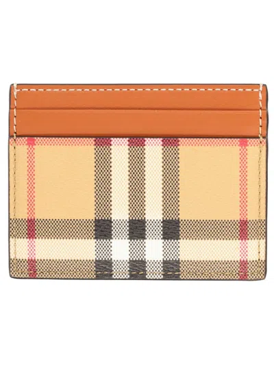 BURBERRY BURBERRY CHECK PATTERN CARD CASE