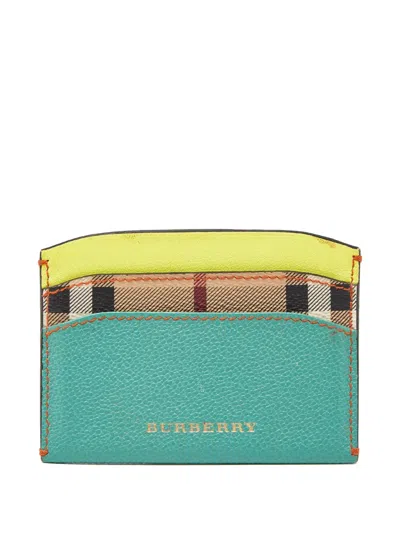 Pre-owned Burberry Check-pattern Card Holder