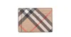 BURBERRY BURBERRY CHECK PATTERN CARD HOLDER