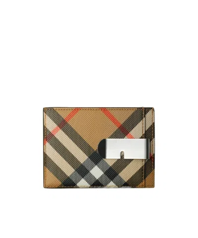 BURBERRY BURBERRY CHECK PATTERN CARD HOLDER