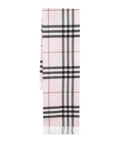 Burberry Check-pattern Cashmere Scarf In Multicolour