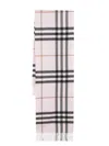 BURBERRY CHECK-PATTERN CASHMERE SCARF