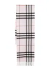 Burberry Check-pattern Cashmere Scarf In Pink