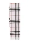 Burberry Check-pattern Cashmere Scarf In Pink