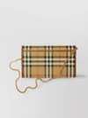 Burberry Check Pattern Chain Strap Shoulder Bag