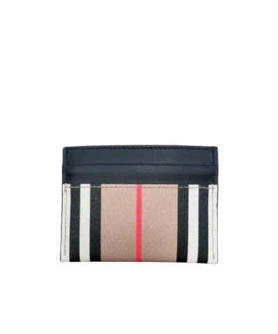 Burberry Check Pattern Clip In Black