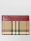 Burberry Check Pattern Compact Credit Card Case