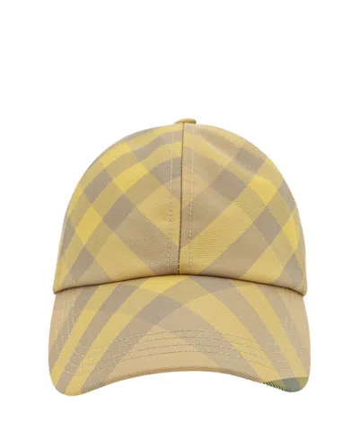 BURBERRY BURBERRY CHECK PRINTED BASEBALL CAP
