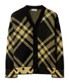 Burberry Kb5 Baile Chk Cardi In Black