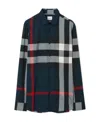 Burberry Long Sleeve Summerton Shirt In Black