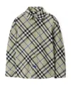 Burberry Boy's Owen Button Down Check-print Shirt In Nude