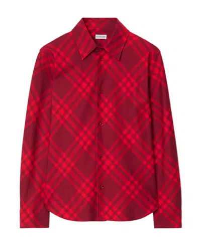 BURBERRY BURBERRY CHECK PATTERN BUTTONED SHIRT