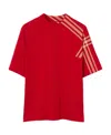 Burberry Check-pattern Cotton T-shirt