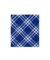 Burberry Check-pattern Cotton Towel In Blue