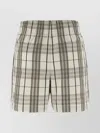 Burberry Embroidered Poplin Shorts