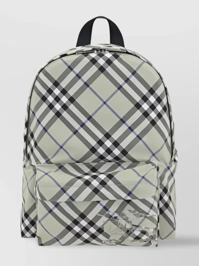 Burberry Check Archive Backpack In Beige