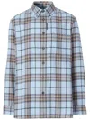 BURBERRY CHECK-PATTERN FLANNEL SHIRT