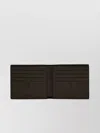 Burberry Check Pattern Folding Wallet In Black