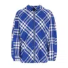 Burberry Check-pattern Hooded Zip-up Polyamide Jacket