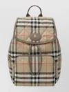 Burberry Check Pattern Horseshoe Shaped Backpack