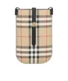 Burberry Check-pattern Mini Bag In Nude