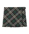 Burberry Embroidered Polyester Blend Mini Skirt In Black