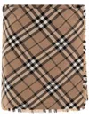 Burberry Women Check Wool Blend Mini Kilt In Brown