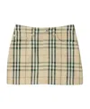 Burberry Check Denim M In Nude