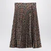 Burberry Embroidered Polyester Blend Skirt In Beige