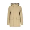Burberry Quilted Nylon Jacket With Check Hood