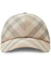 Burberry Check-pattern Eyelet-detailing Cap