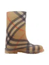 Burberry Check-pattern Rain Boots In Multi