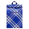 Burberry Check Pattern Roll Backpack
