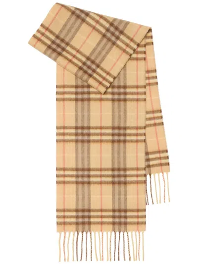 BURBERRY CHECK-PATTERN SCARF