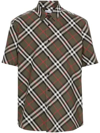 BURBERRY CHECK-PATTERN SHIRT